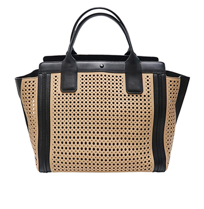 Alison Perforated Tote, front view